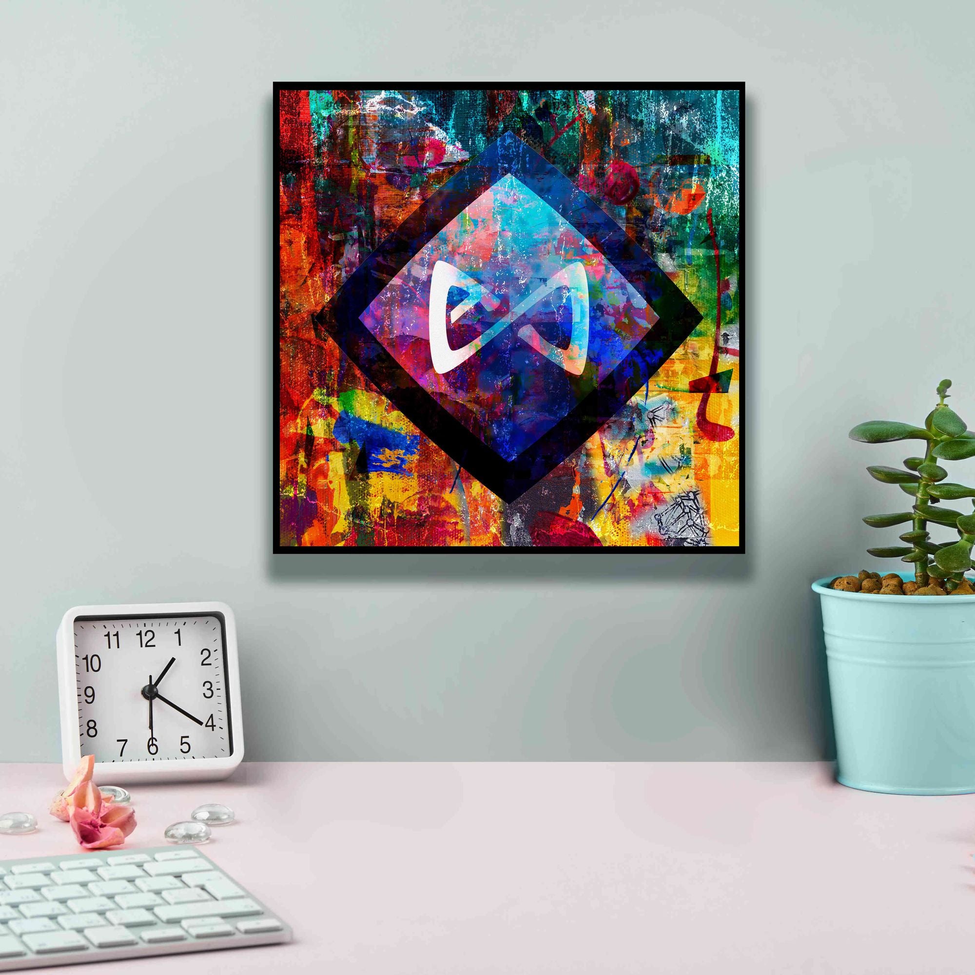 'Axs Axie Crypto In Color' by Portfolio Giclee Canvas Wall Art,12x12