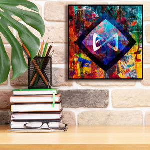 'Axs Axie Crypto In Color' by Portfolio Giclee Canvas Wall Art,12x12