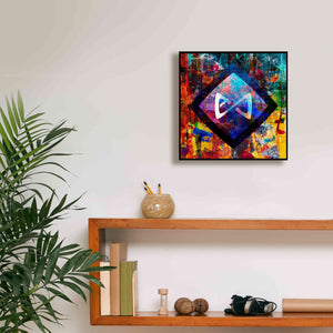 'Axs Axie Crypto In Color' by Portfolio Giclee Canvas Wall Art,12x12
