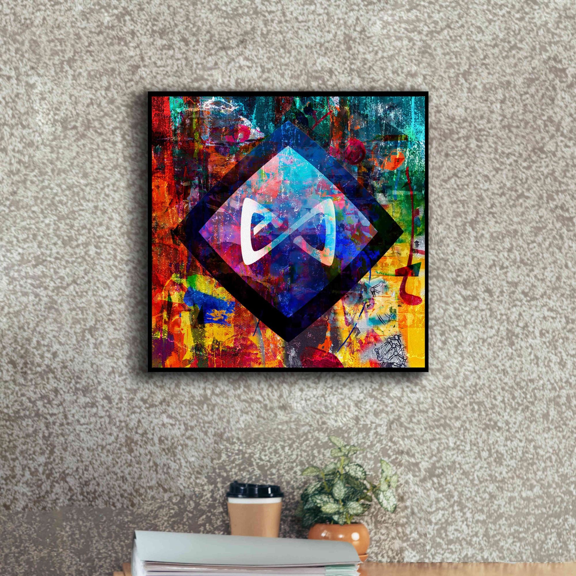 'Axs Axie Crypto In Color' by Portfolio Giclee Canvas Wall Art,18x18