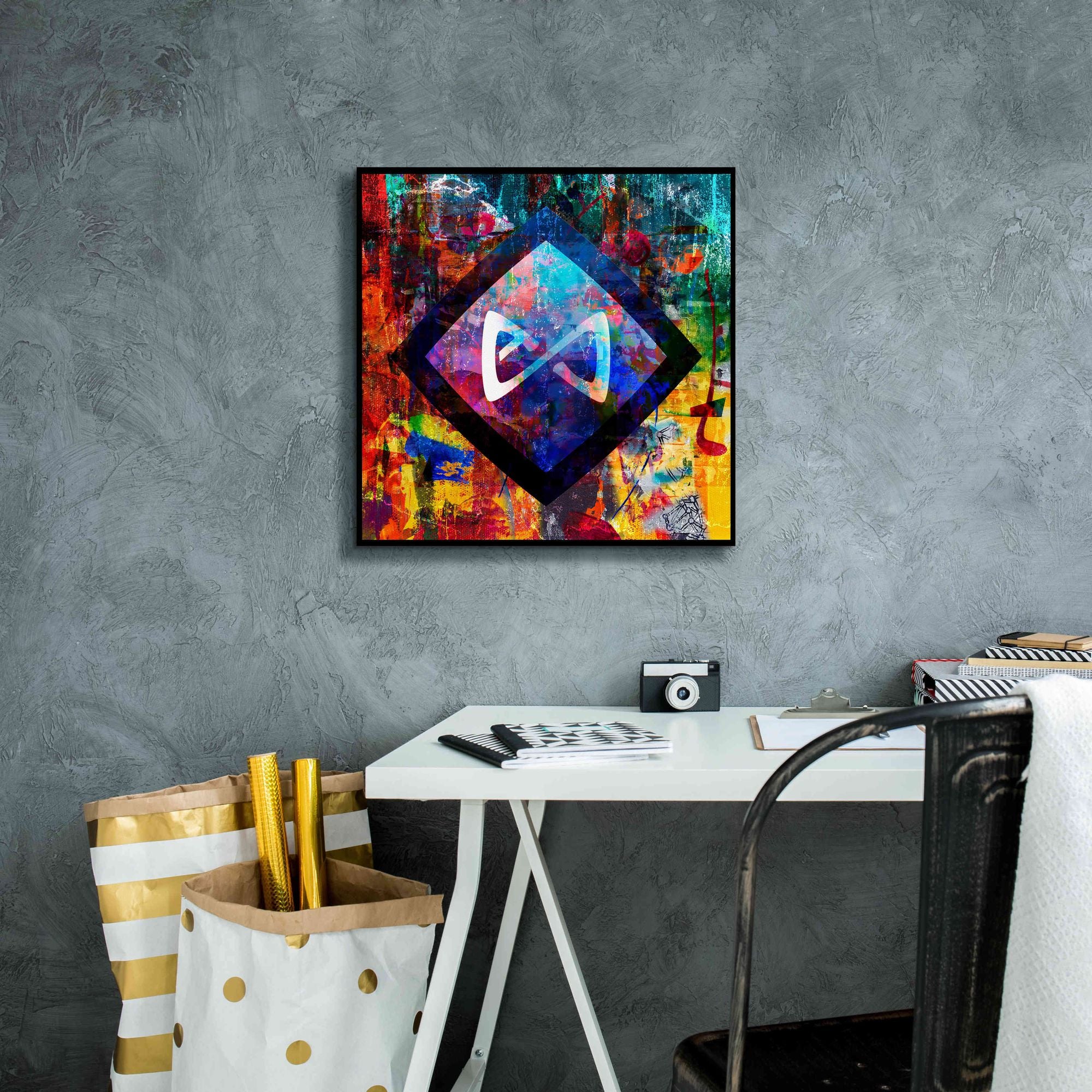 'Axs Axie Crypto In Color' by Portfolio Giclee Canvas Wall Art,18x18