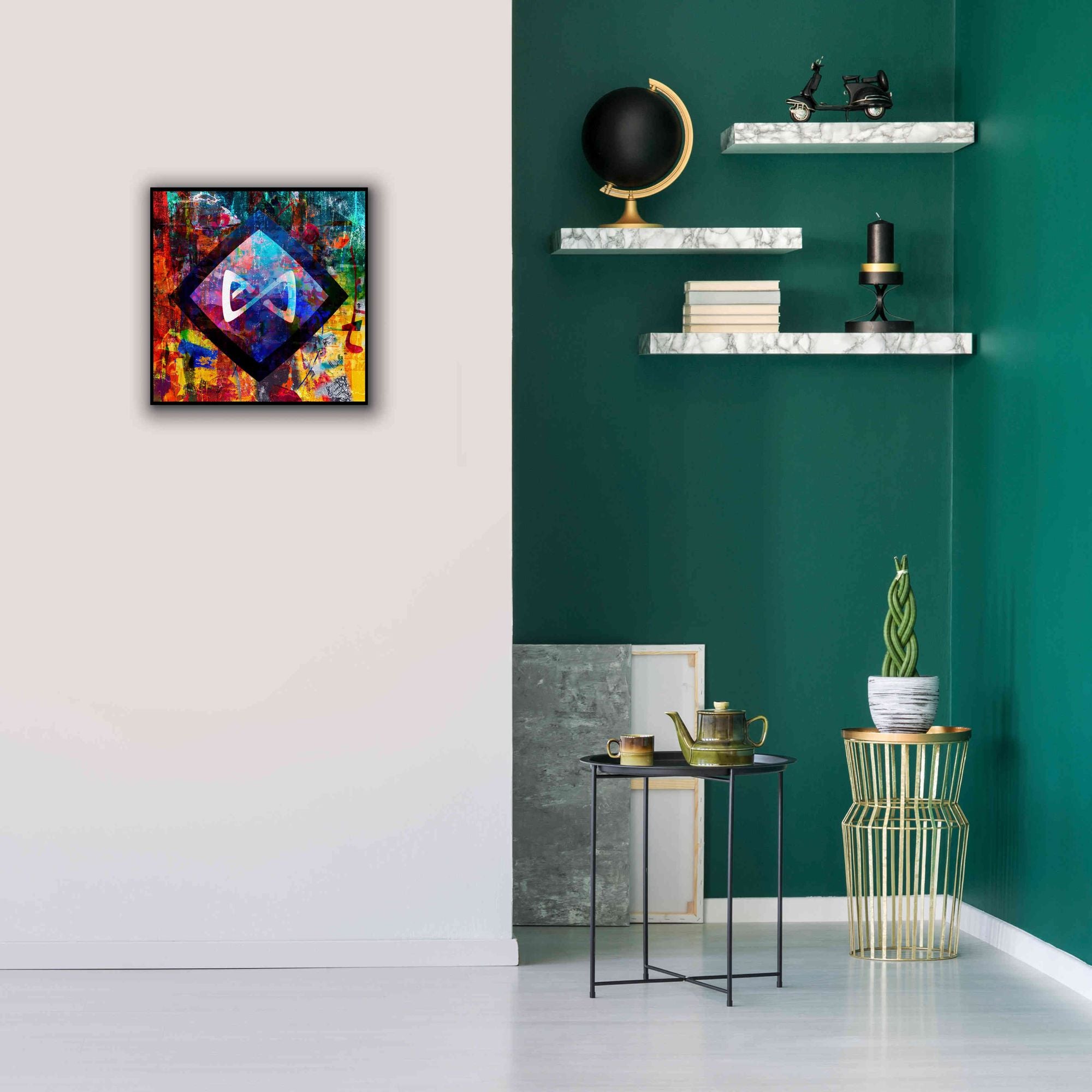 'Axs Axie Crypto In Color' by Portfolio Giclee Canvas Wall Art,18x18