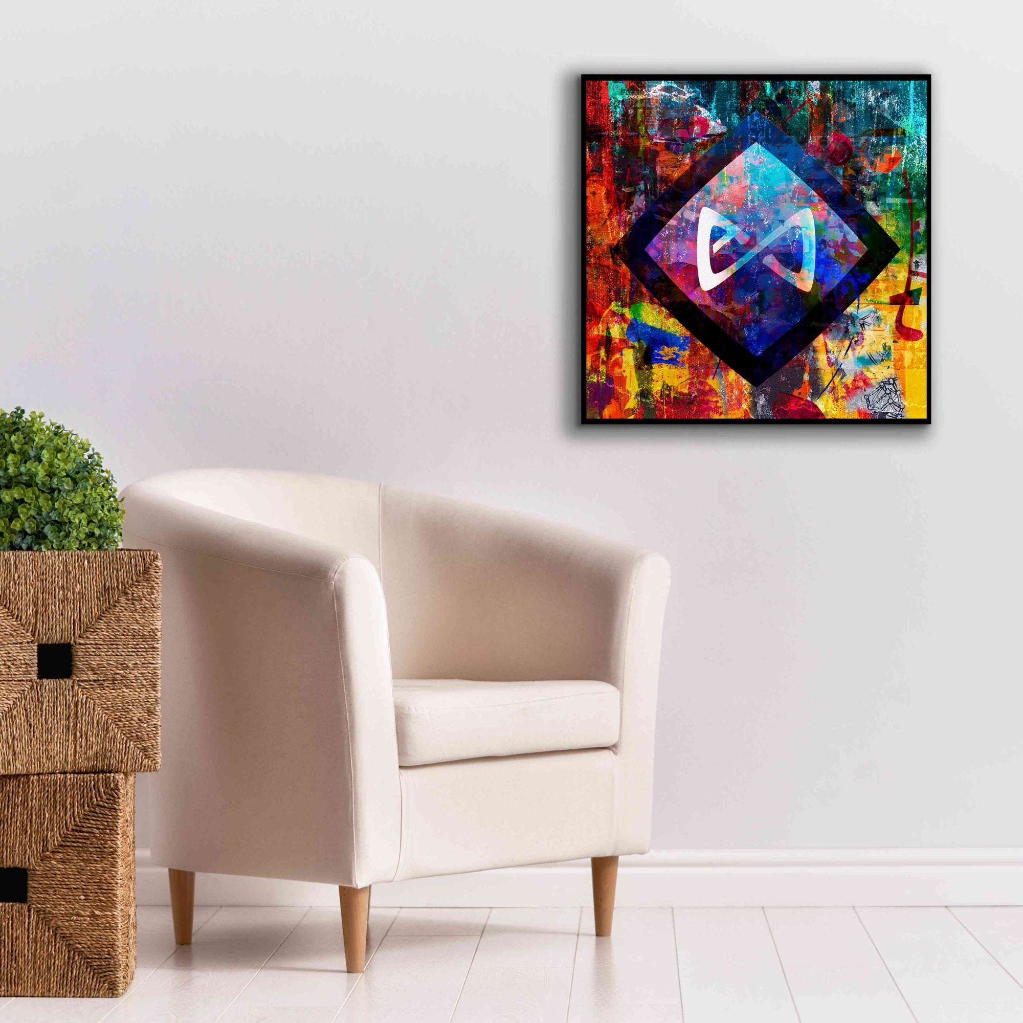 'Axs Axie Crypto In Color' by Portfolio Giclee Canvas Wall Art,26x26