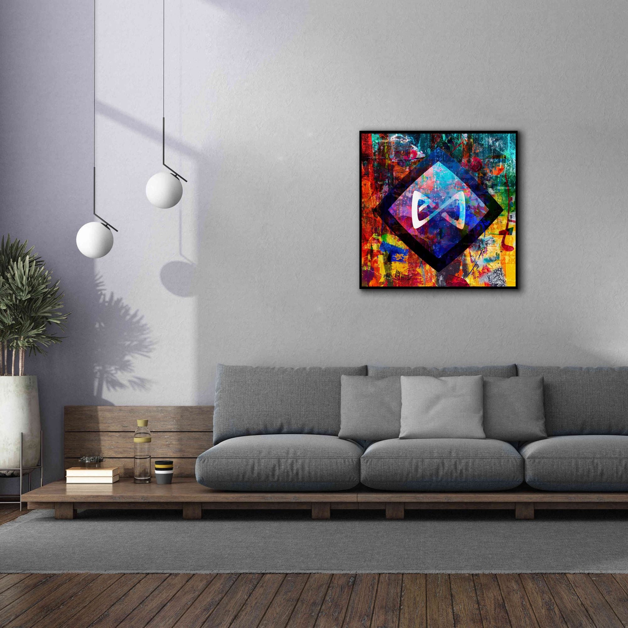 'Axs Axie Crypto In Color' by Portfolio Giclee Canvas Wall Art,37x37