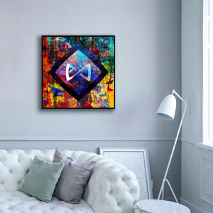 'Axs Axie Crypto In Color' by Portfolio Giclee Canvas Wall Art,37x37