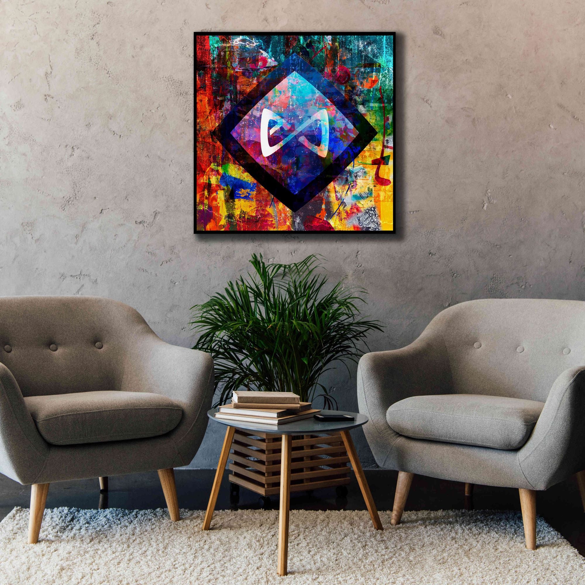 'Axs Axie Crypto In Color' by Portfolio Giclee Canvas Wall Art,37x37