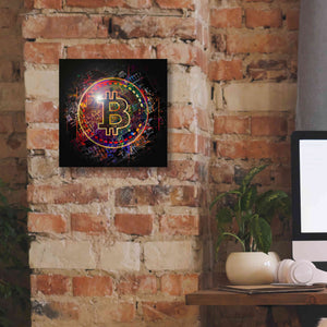 'Bitcoin Art' by Portfolio Giclee Canvas Wall Art,12x12