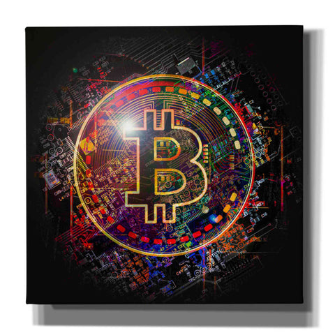 Image of 'Bitcoin Art' by Portfolio Giclee Canvas Wall Art