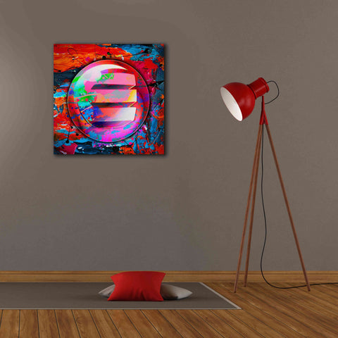 Image of 'Enj Enjin Crypto In Color' by Portfolio Giclee Canvas Wall Art,26x26