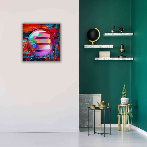 Image of 'Enj Enjin Crypto In Color' by Portfolio Giclee Canvas Wall Art,26x26