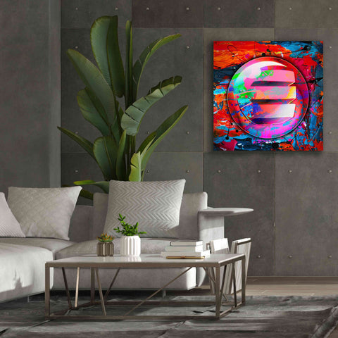Image of 'Enj Enjin Crypto In Color' by Portfolio Giclee Canvas Wall Art,37x37