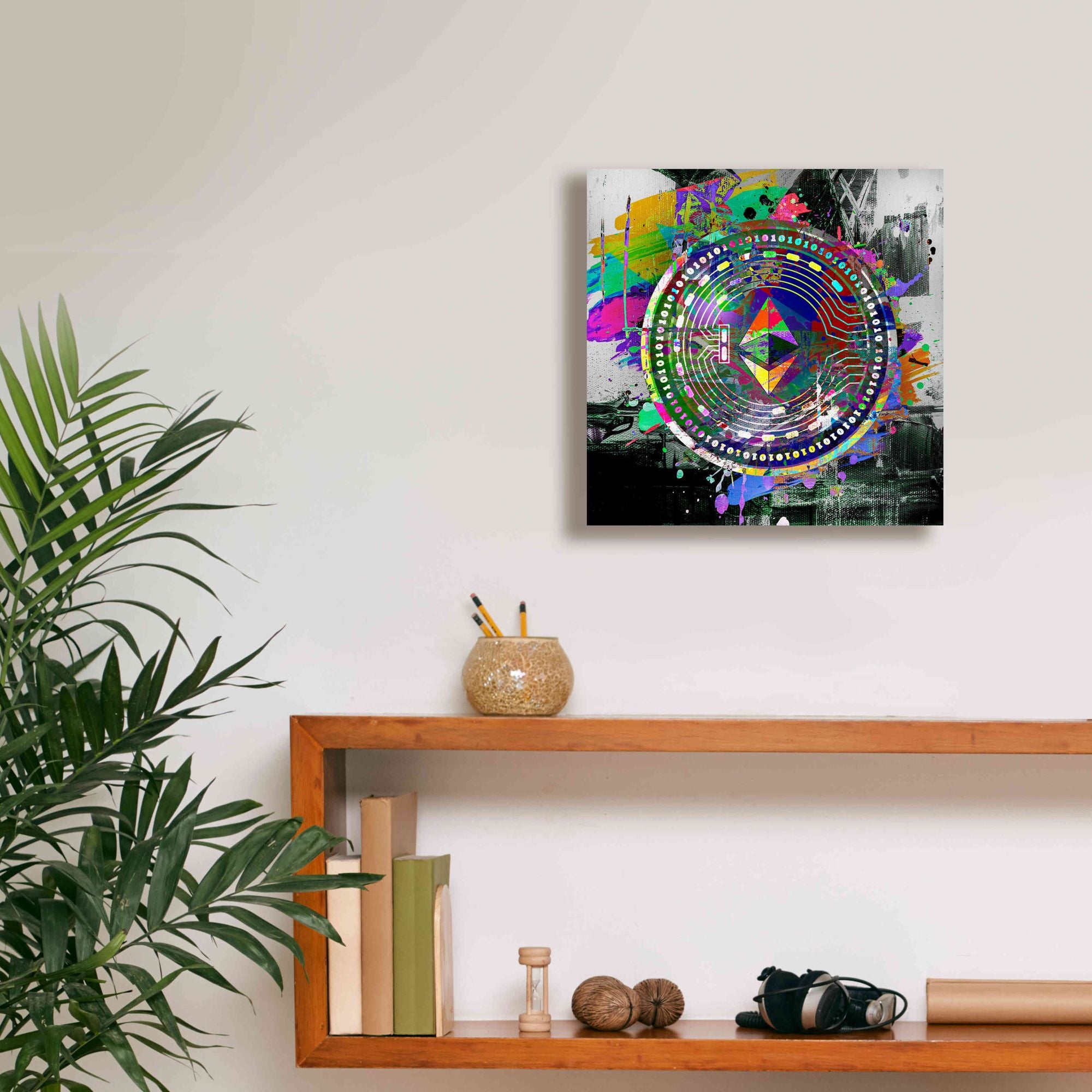 'Ethereum The Predator' by Portfolio Giclee Canvas Wall Art,12x12