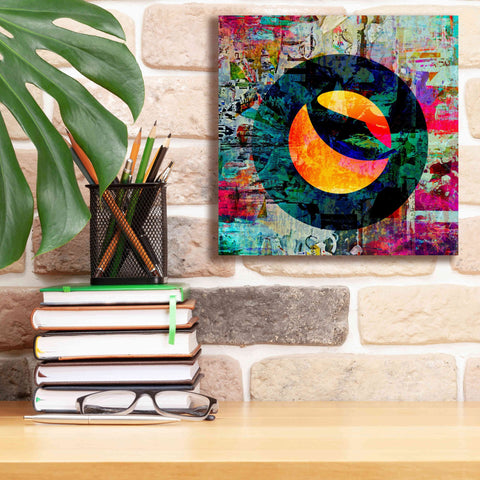 Image of 'Luna Terra Crypto In Color' by Portfolio Giclee Canvas Wall Art,12x12