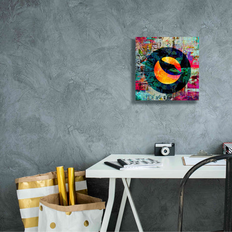 Image of 'Luna Terra Crypto In Color' by Portfolio Giclee Canvas Wall Art,12x12