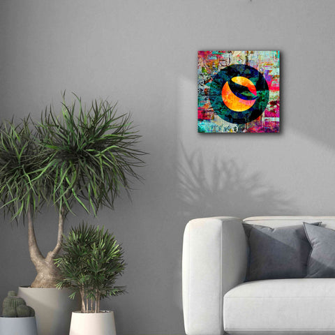 Image of 'Luna Terra Crypto In Color' by Portfolio Giclee Canvas Wall Art,18x18