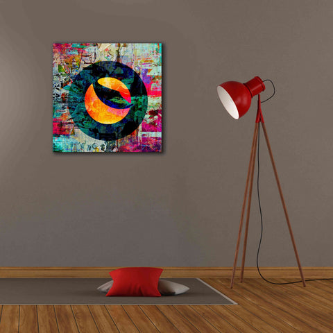 Image of 'Luna Terra Crypto In Color' by Portfolio Giclee Canvas Wall Art,26x26