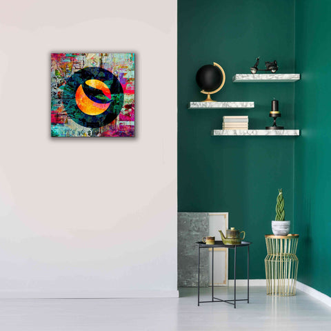Image of 'Luna Terra Crypto In Color' by Portfolio Giclee Canvas Wall Art,26x26