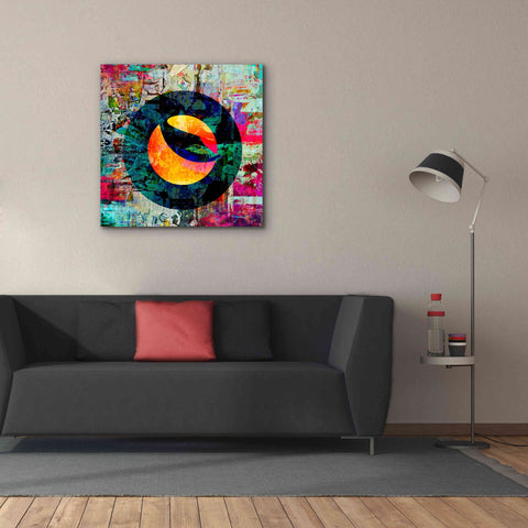 Image of 'Luna Terra Crypto In Color' by Portfolio Giclee Canvas Wall Art,37x37