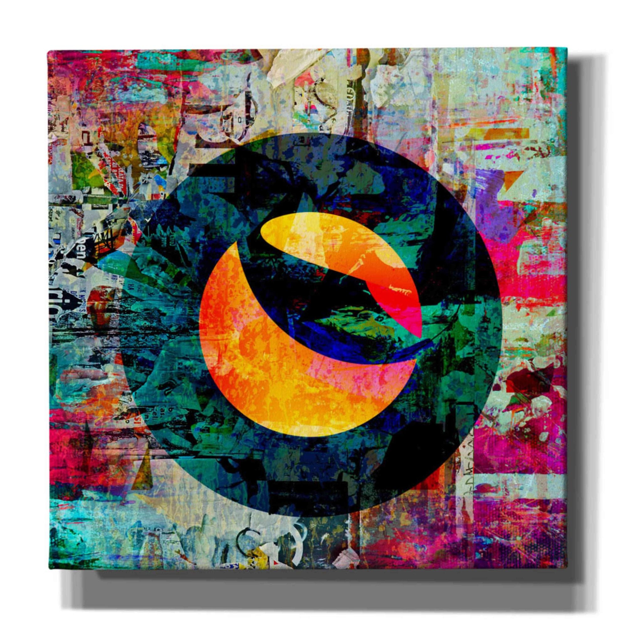 'Luna Terra Crypto In Color' by Portfolio Giclee Canvas Wall Art
