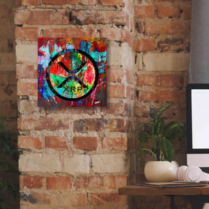'Xrp Crypto In Color' by Portfolio Giclee Canvas Wall Art,12x12