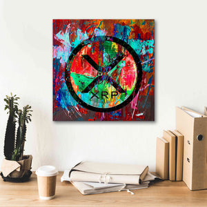 'Xrp Crypto In Color' by Portfolio Giclee Canvas Wall Art,18x18