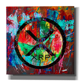 'Xrp Crypto In Color' by Portfolio Giclee Canvas Wall Art