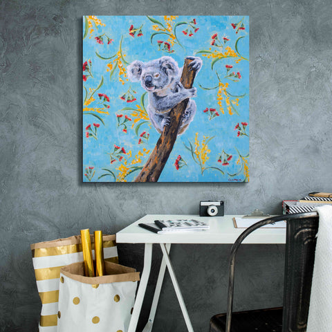 Image of 'Koala by Alana Clumeck Giclee Canvas Wall Art,26x26