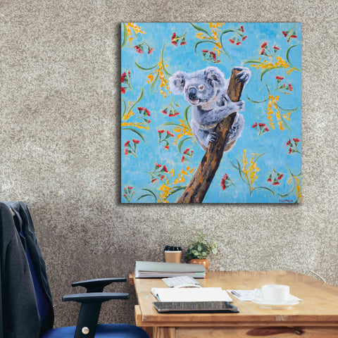 Image of 'Koala by Alana Clumeck Giclee Canvas Wall Art,37x37