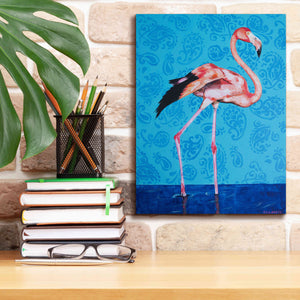 'Flamingo by Alana Clumeck Giclee Canvas Wall Art,12x16