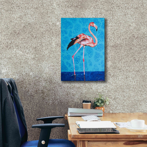 Image of 'Flamingo by Alana Clumeck Giclee Canvas Wall Art,18x26