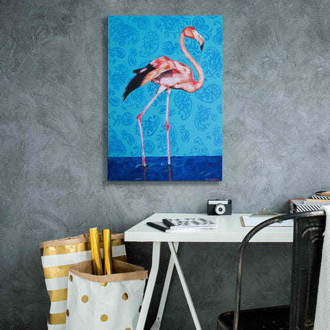 Image of 'Flamingo by Alana Clumeck Giclee Canvas Wall Art,18x26