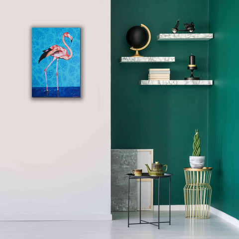 Image of 'Flamingo by Alana Clumeck Giclee Canvas Wall Art,18x26