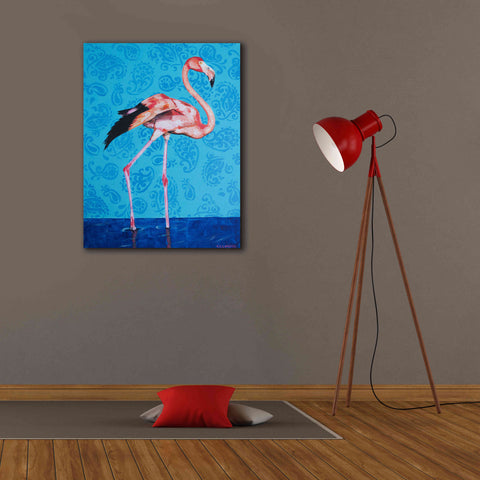 Image of 'Flamingo by Alana Clumeck Giclee Canvas Wall Art,26x34