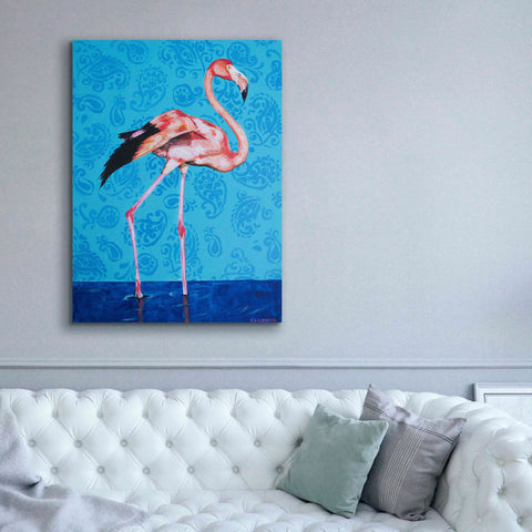 Image of 'Flamingo by Alana Clumeck Giclee Canvas Wall Art,40x54