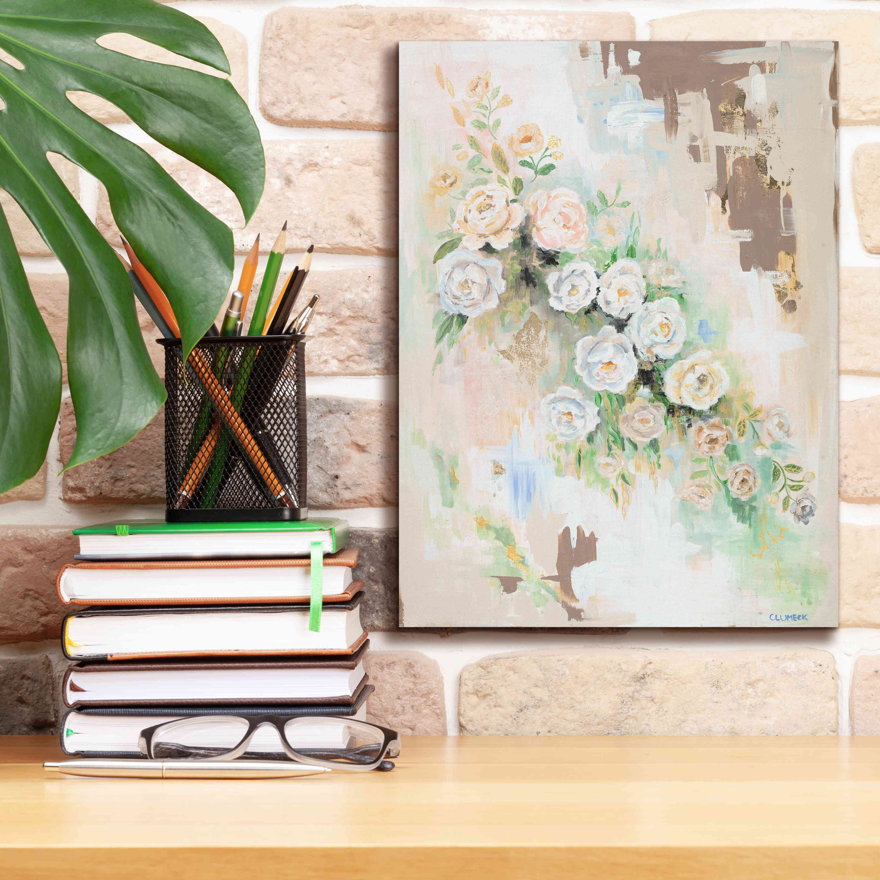 'Spring Flowers by Alana Clumeck Giclee Canvas Wall Art,12x16