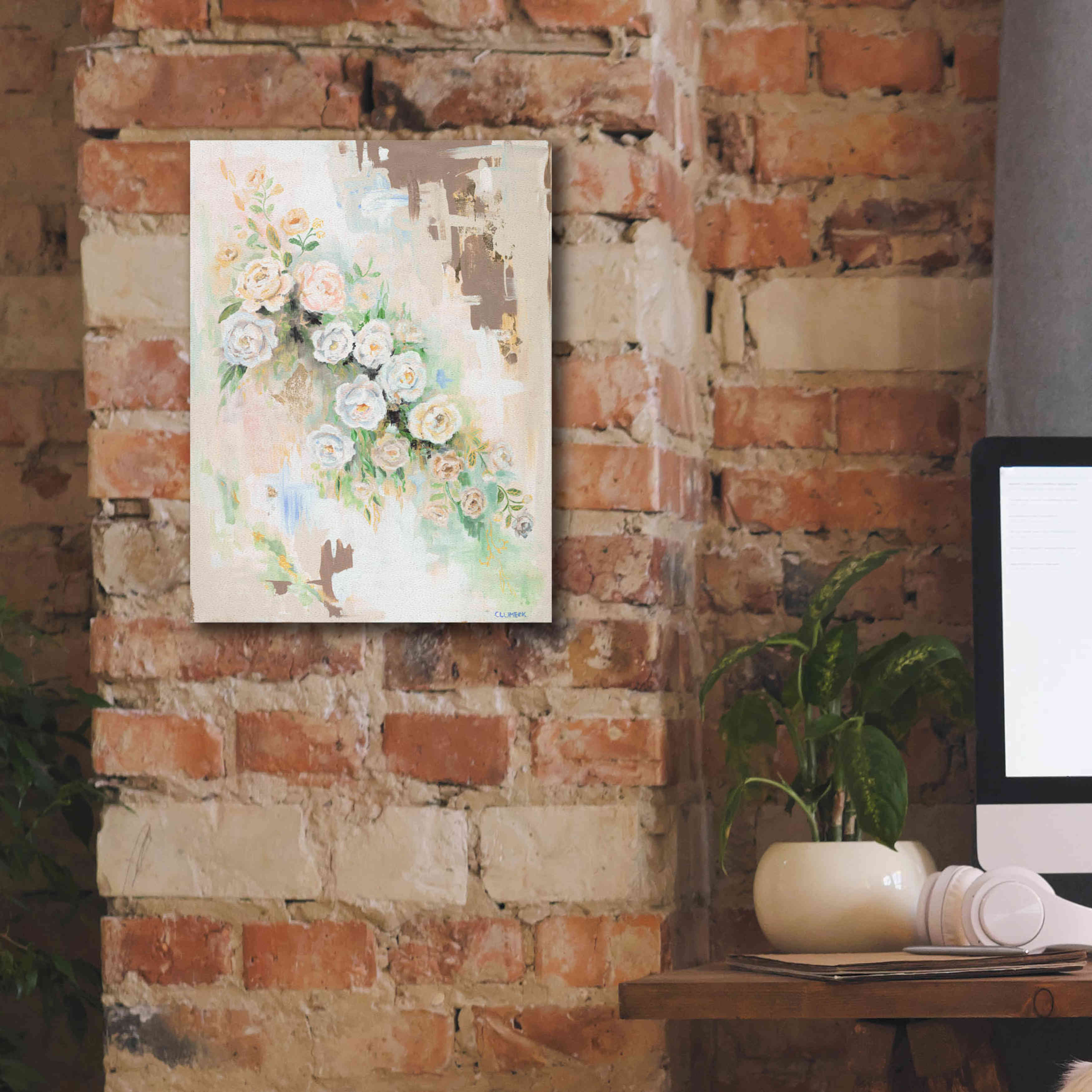 'Spring Flowers by Alana Clumeck Giclee Canvas Wall Art,12x16