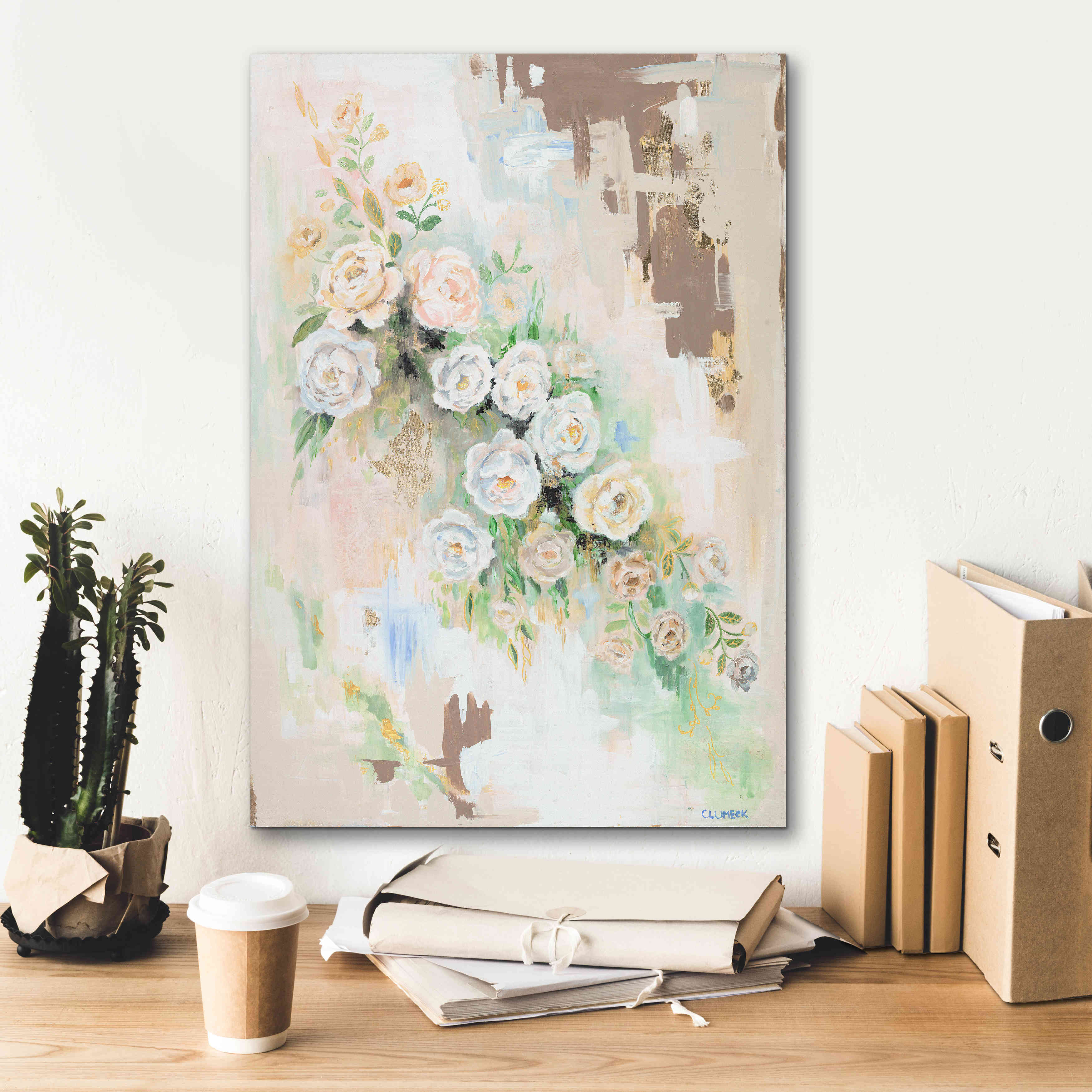 'Spring Flowers by Alana Clumeck Giclee Canvas Wall Art,18x26