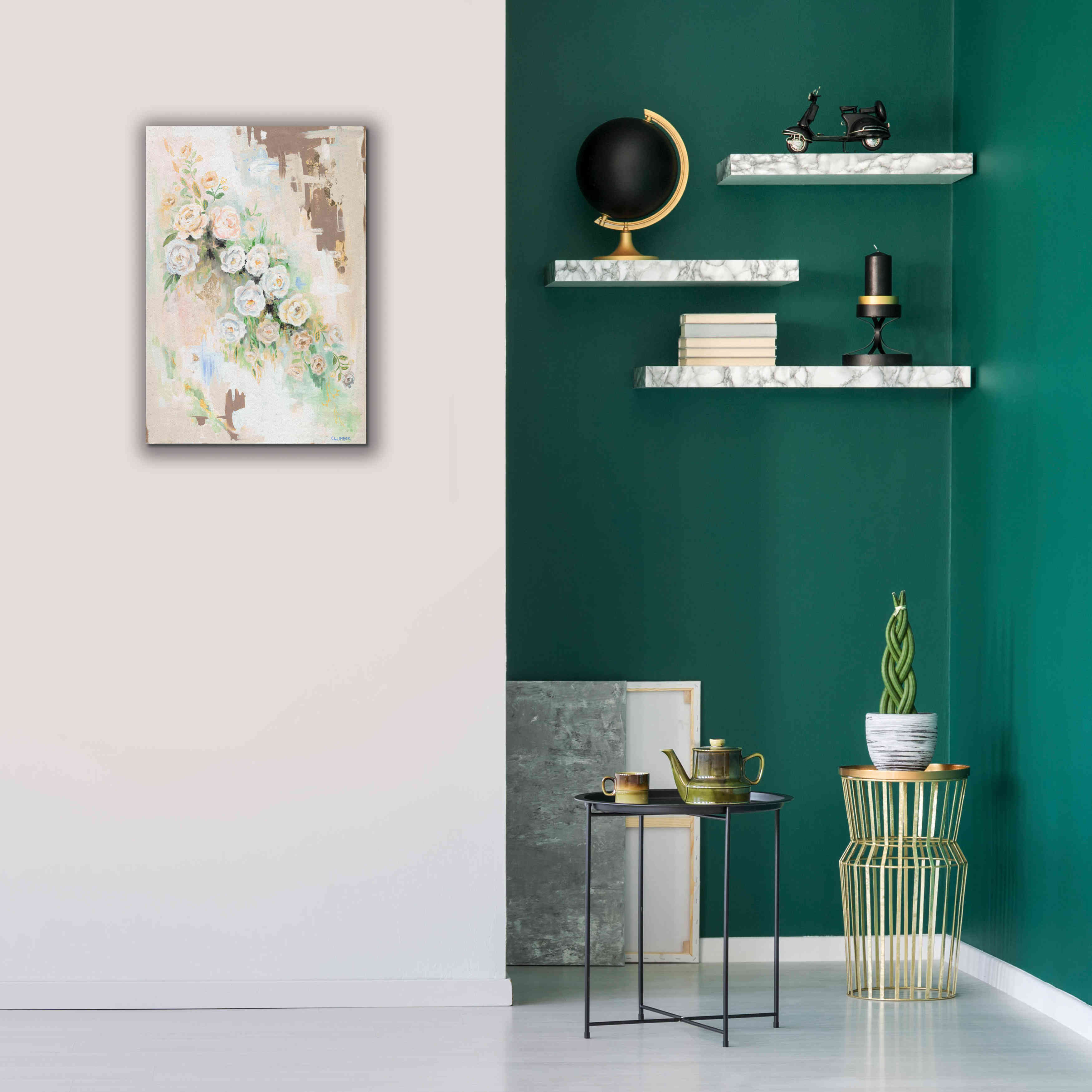 'Spring Flowers by Alana Clumeck Giclee Canvas Wall Art,18x26