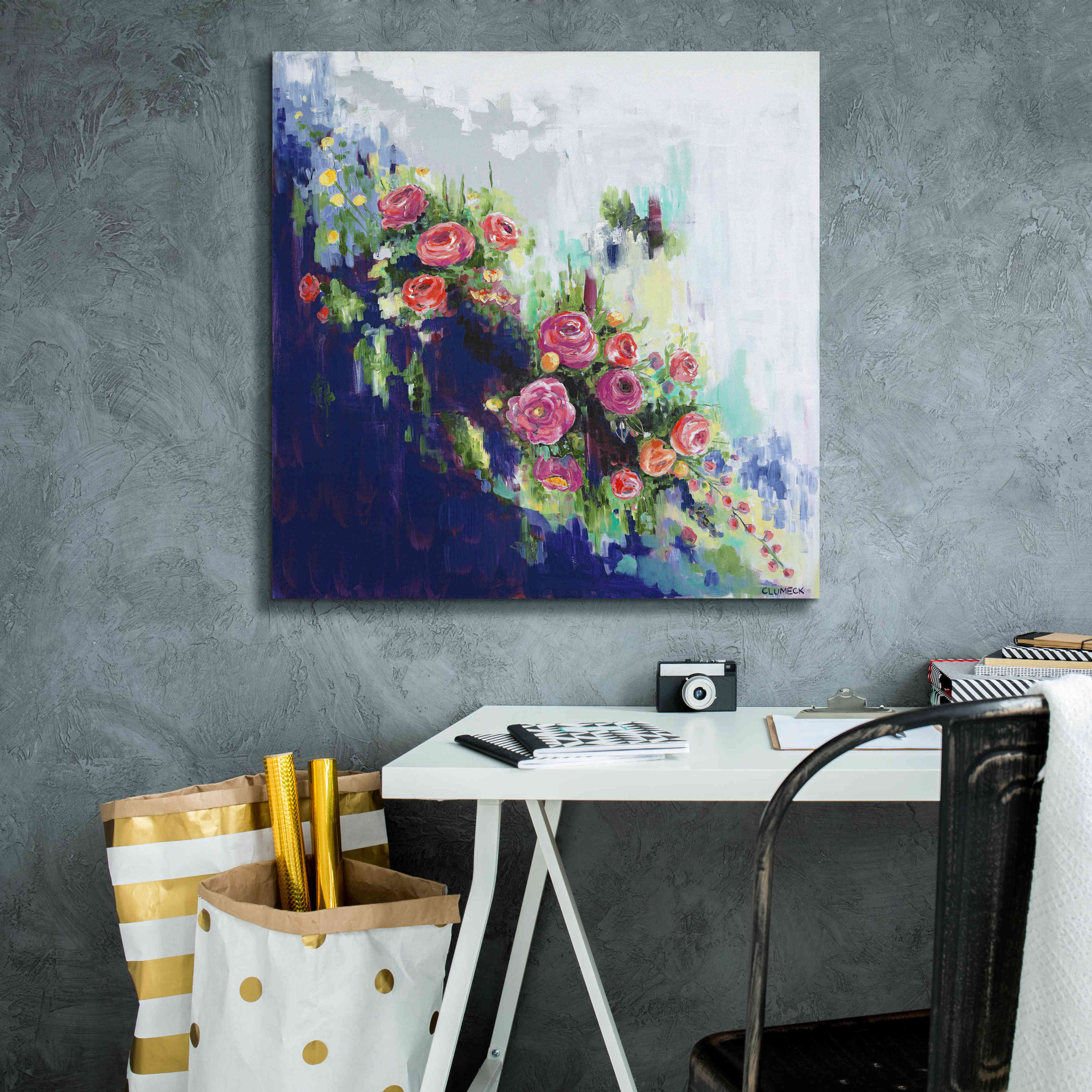 'The Dance by Alana Clumeck Giclee Canvas Wall Art,26x26