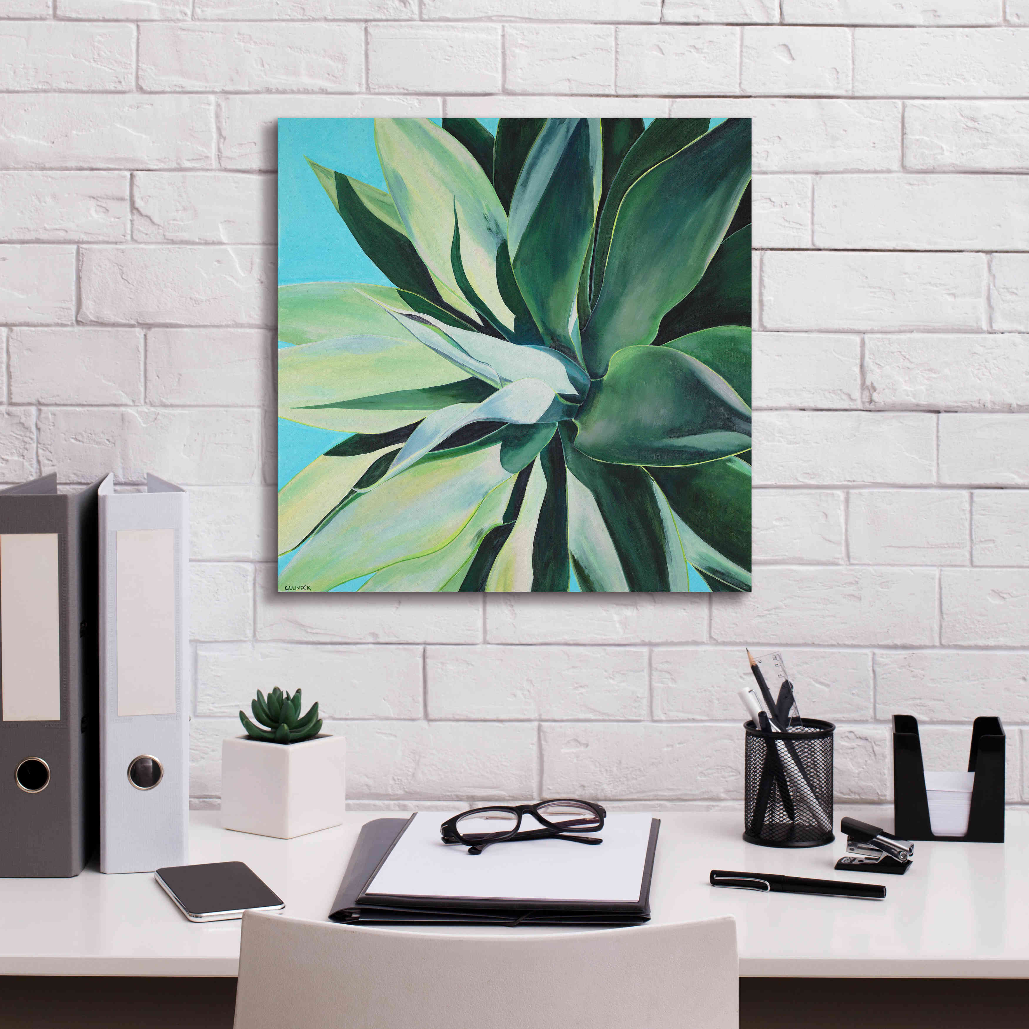 'Rest In Its Glory by Alana Clumeck Giclee Canvas Wall Art,18x18