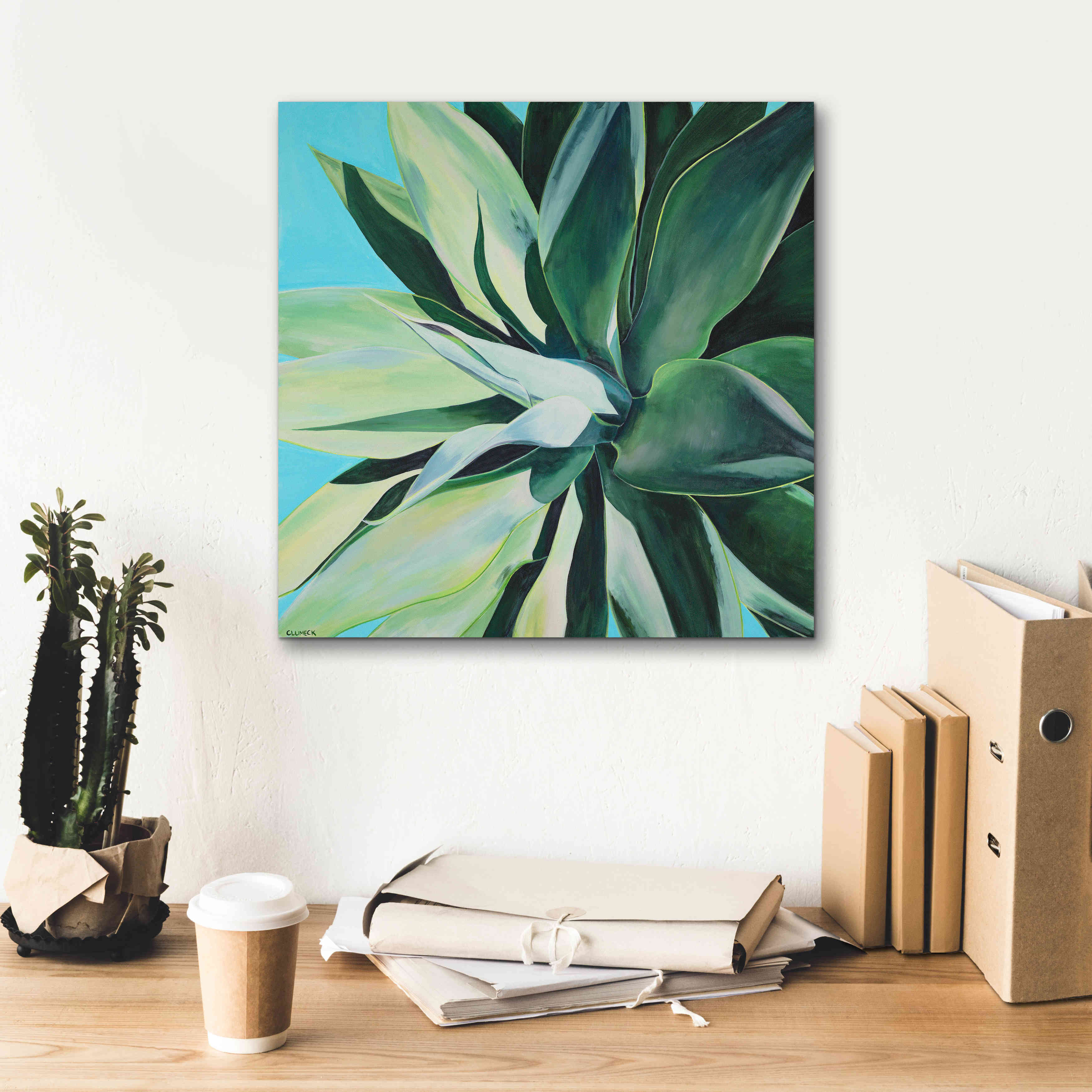 'Rest In Its Glory by Alana Clumeck Giclee Canvas Wall Art,18x18