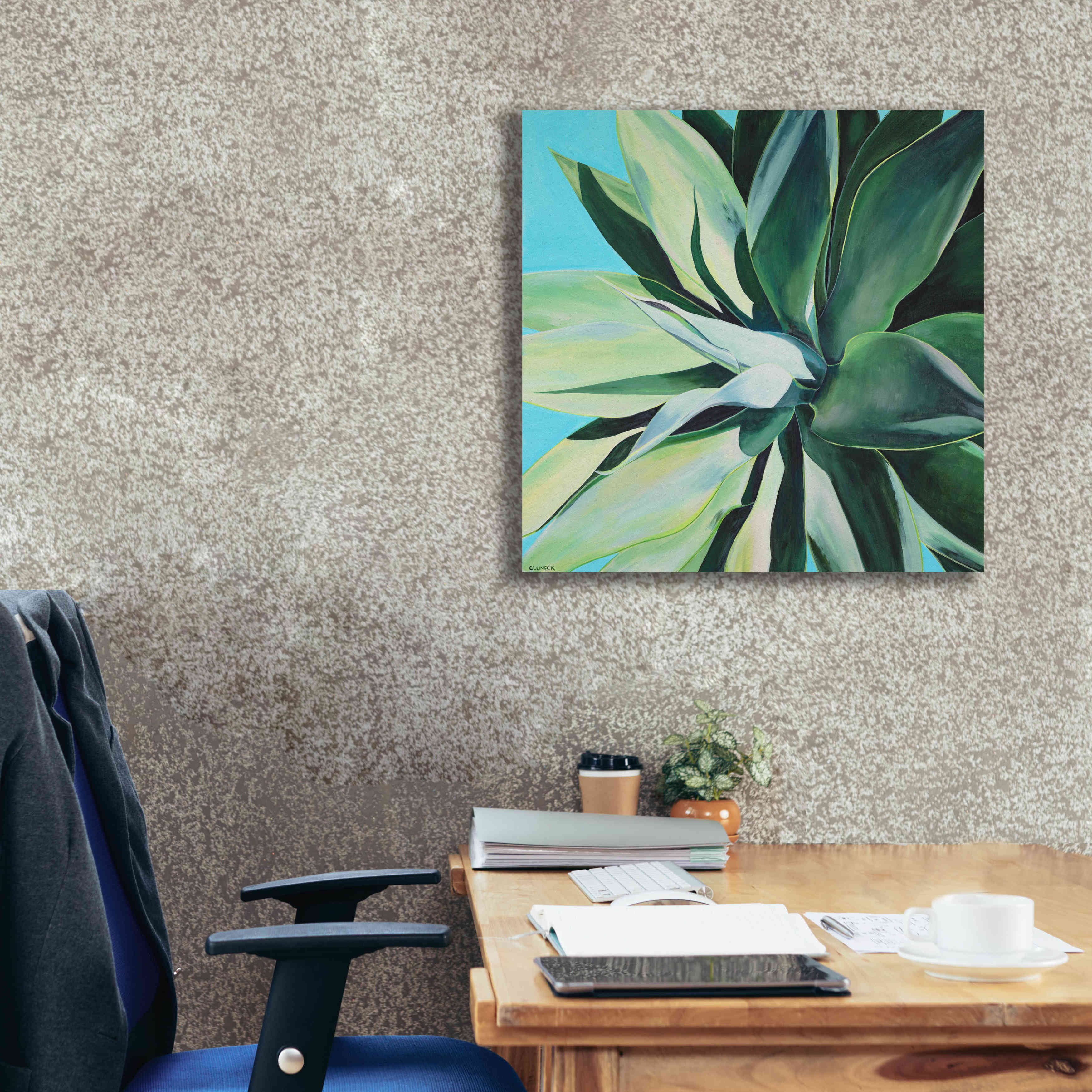 'Rest In Its Glory by Alana Clumeck Giclee Canvas Wall Art,26x26