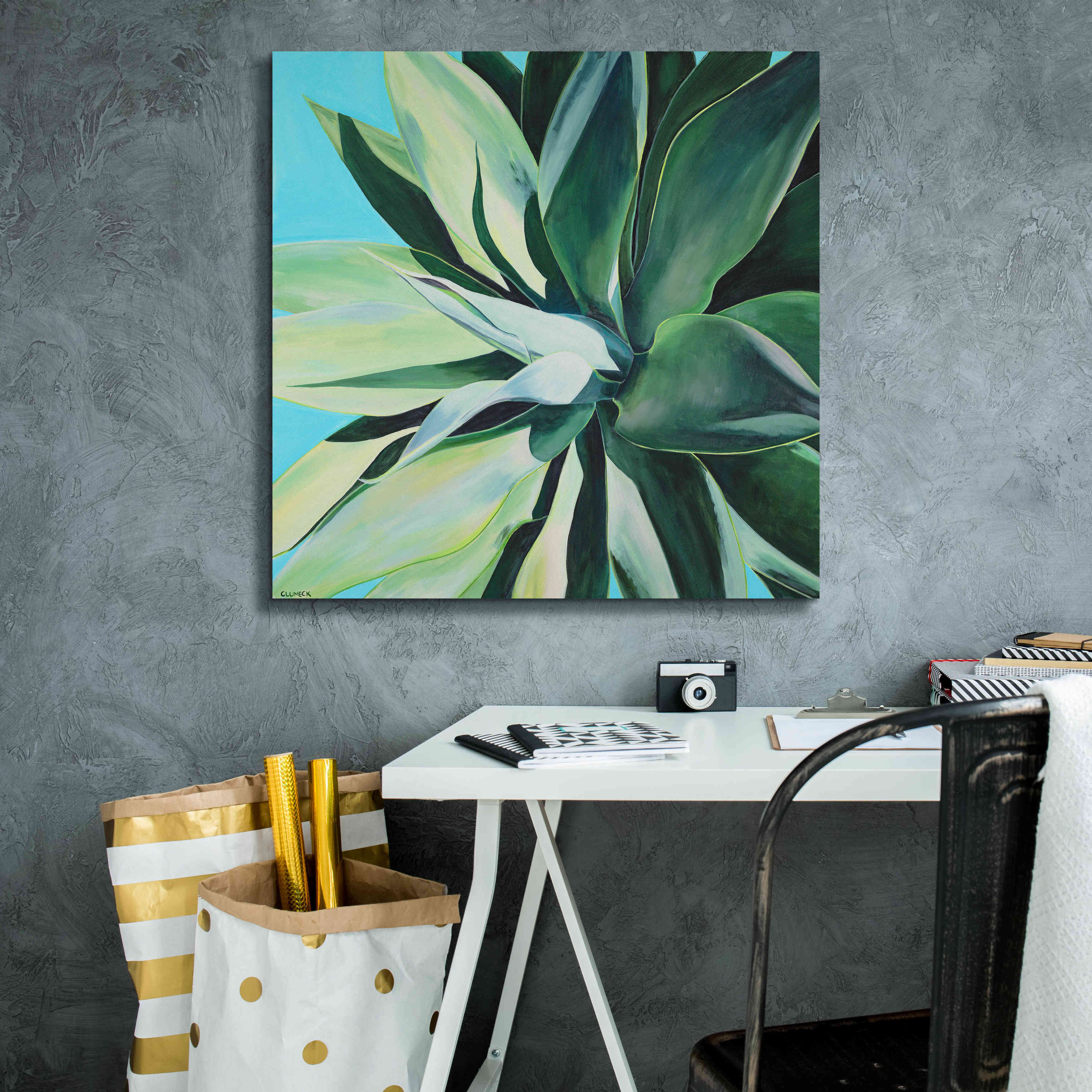 'Rest In Its Glory by Alana Clumeck Giclee Canvas Wall Art,26x26