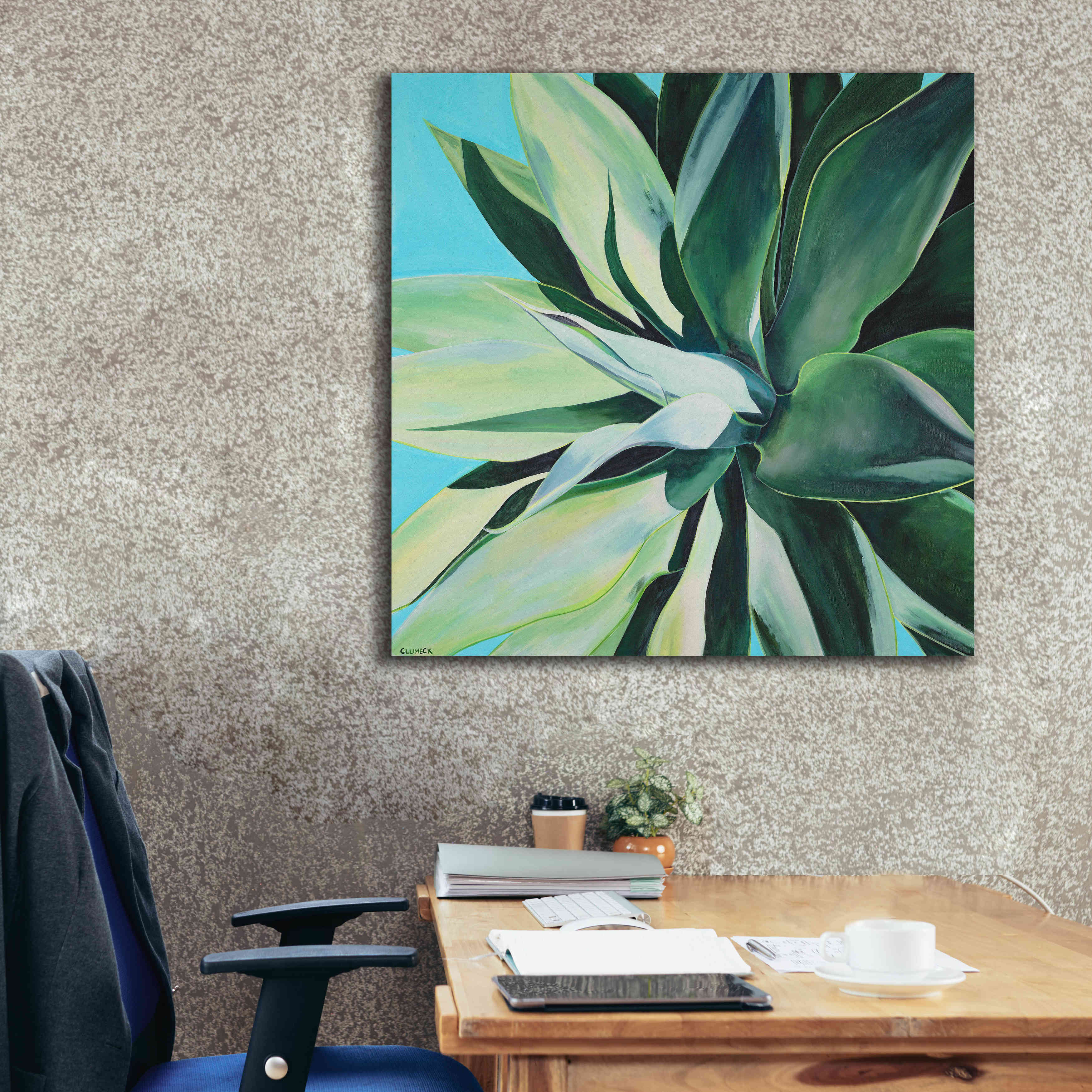 'Rest In Its Glory by Alana Clumeck Giclee Canvas Wall Art,37x37