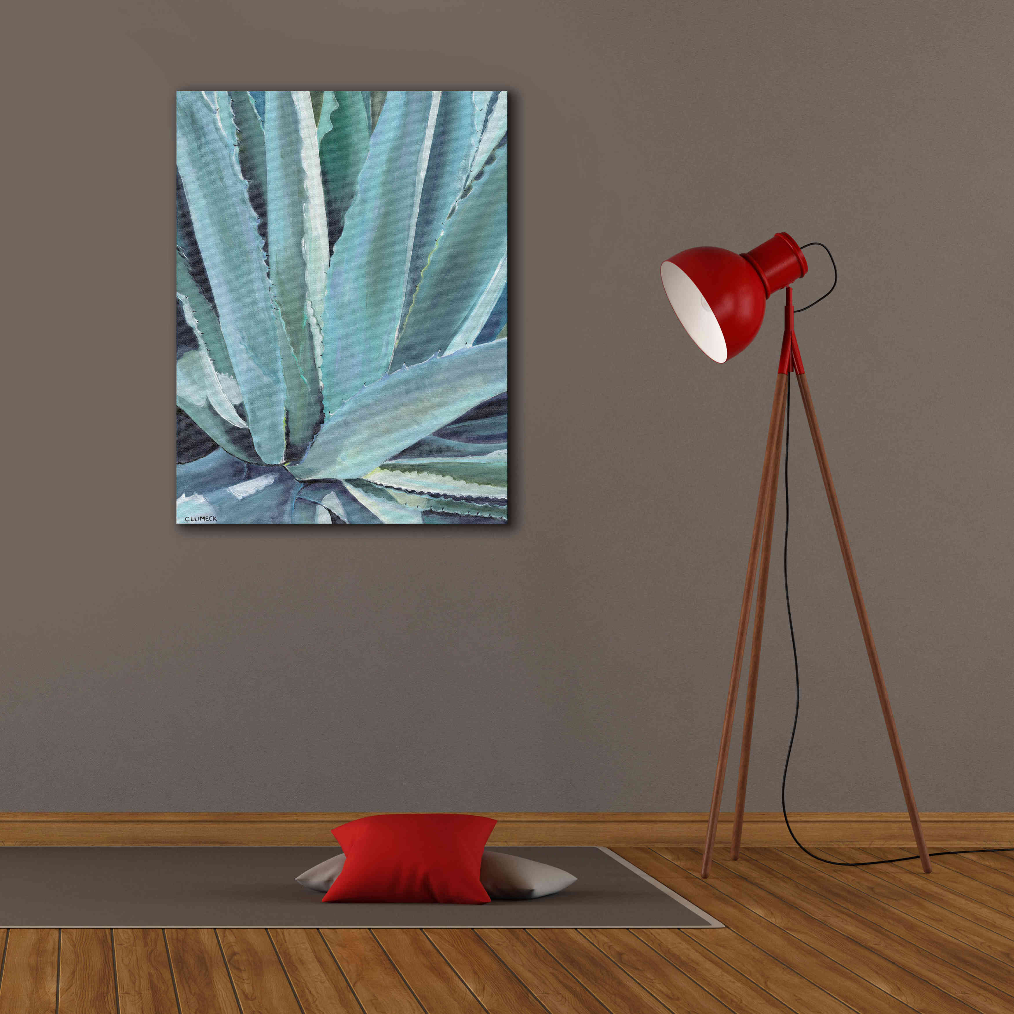 'Blue Agave by Alana Clumeck Giclee Canvas Wall Art,26x34