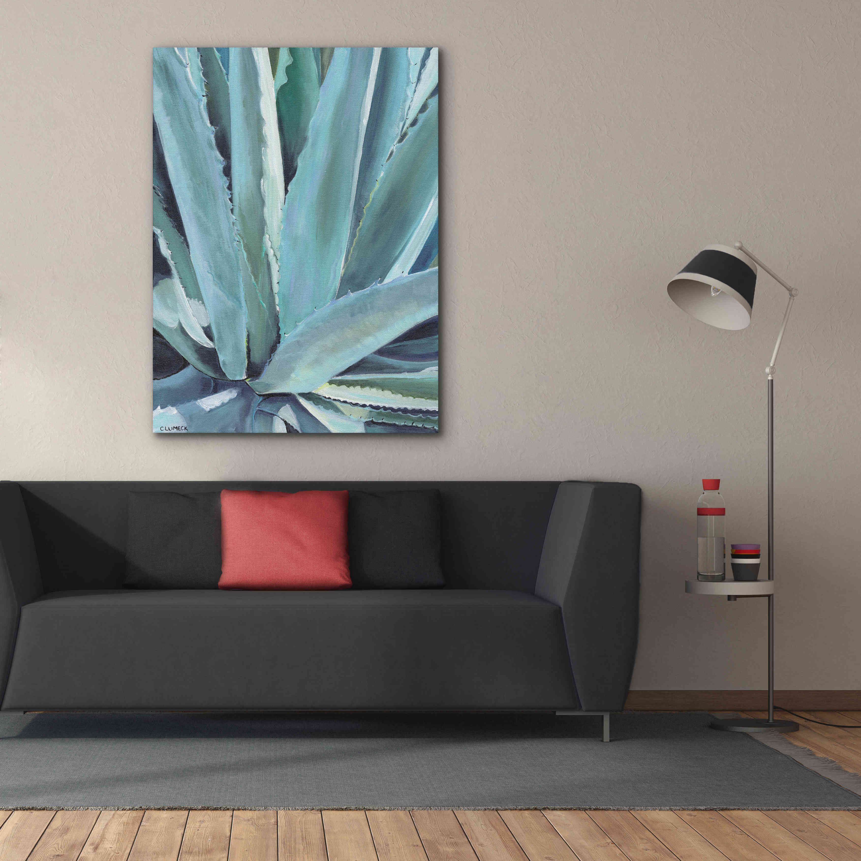 'Blue Agave by Alana Clumeck Giclee Canvas Wall Art,40x54