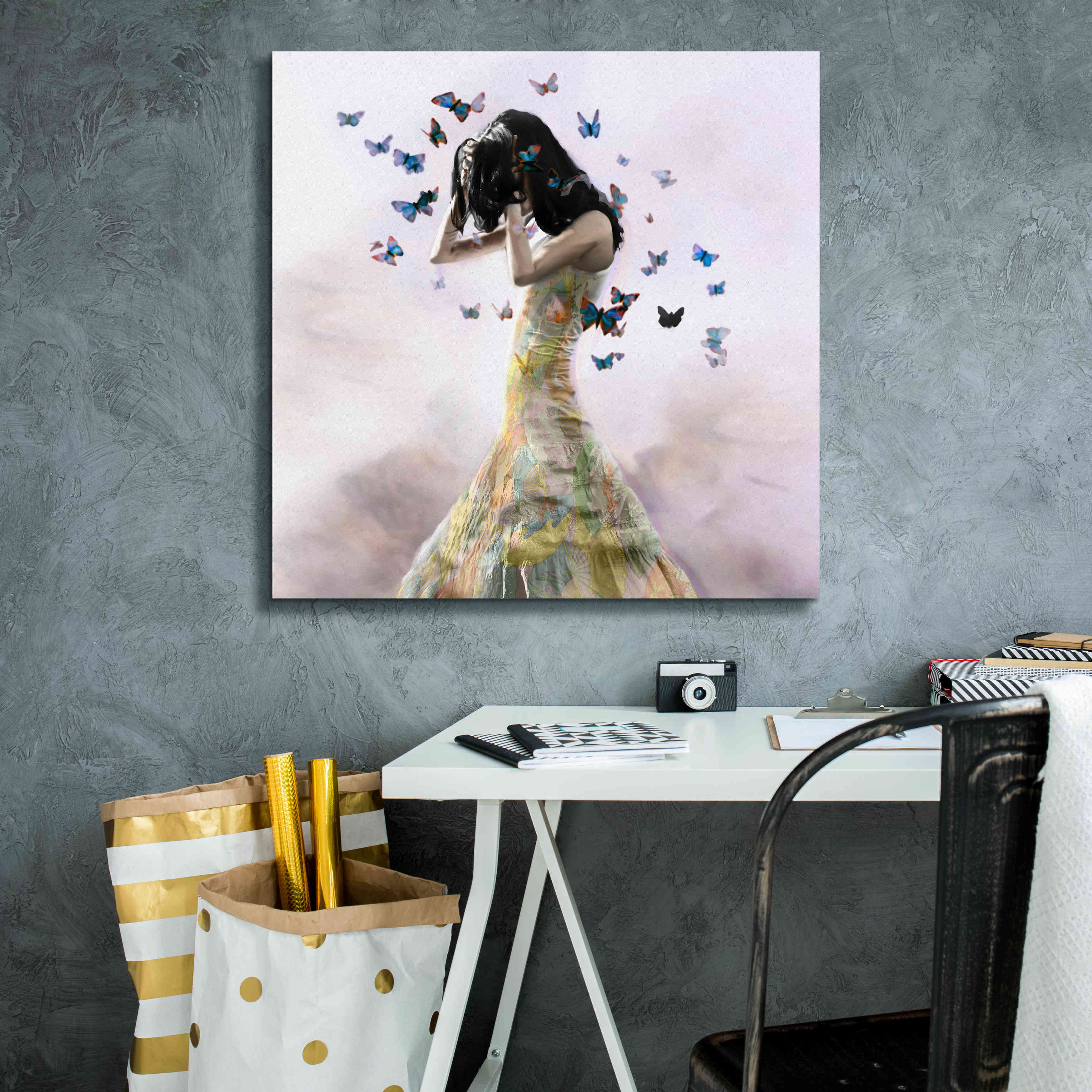 'Fear the Worst by Christopher Cuseo Giclee Canvas Wall Art,26x26