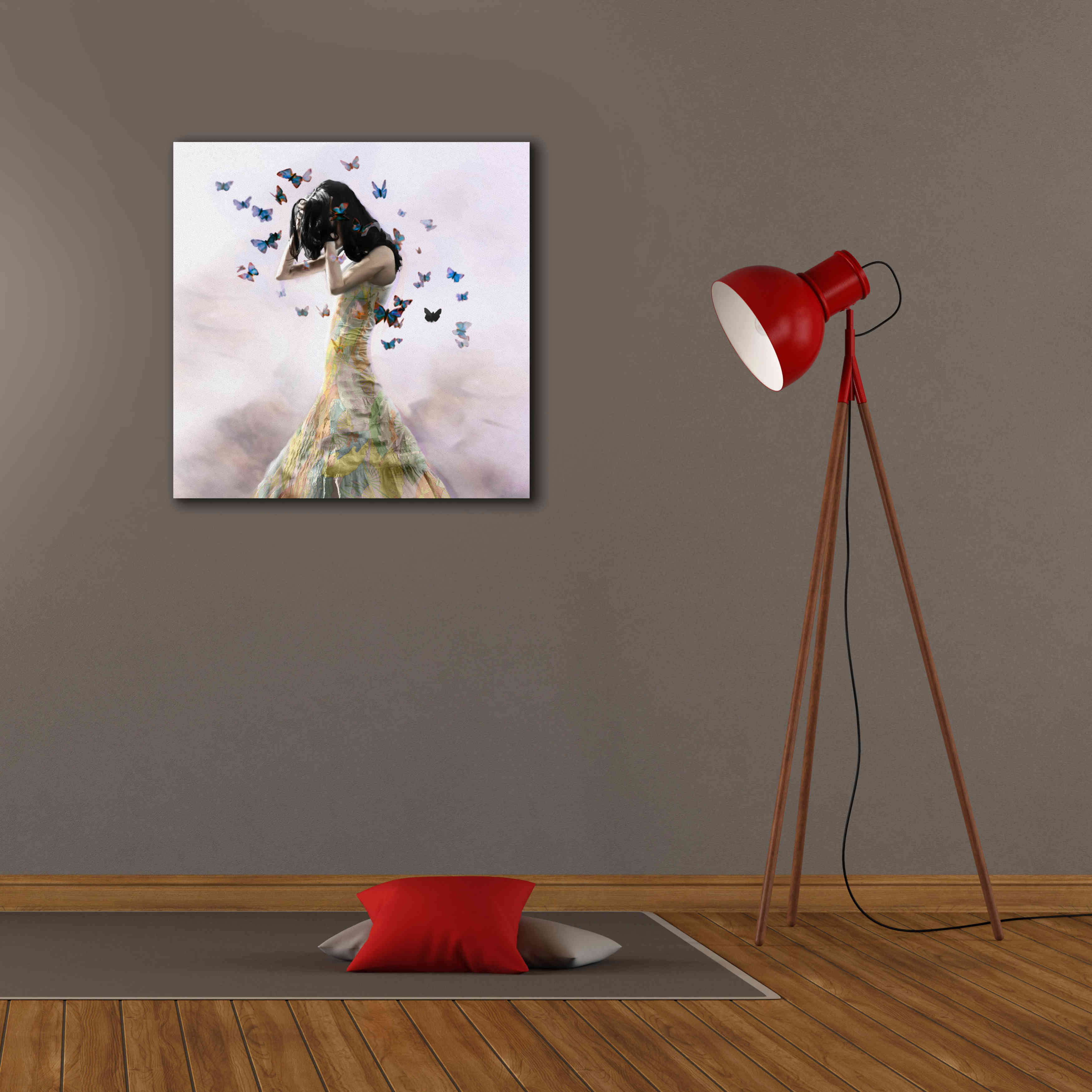 'Fear the Worst by Christopher Cuseo Giclee Canvas Wall Art,26x26