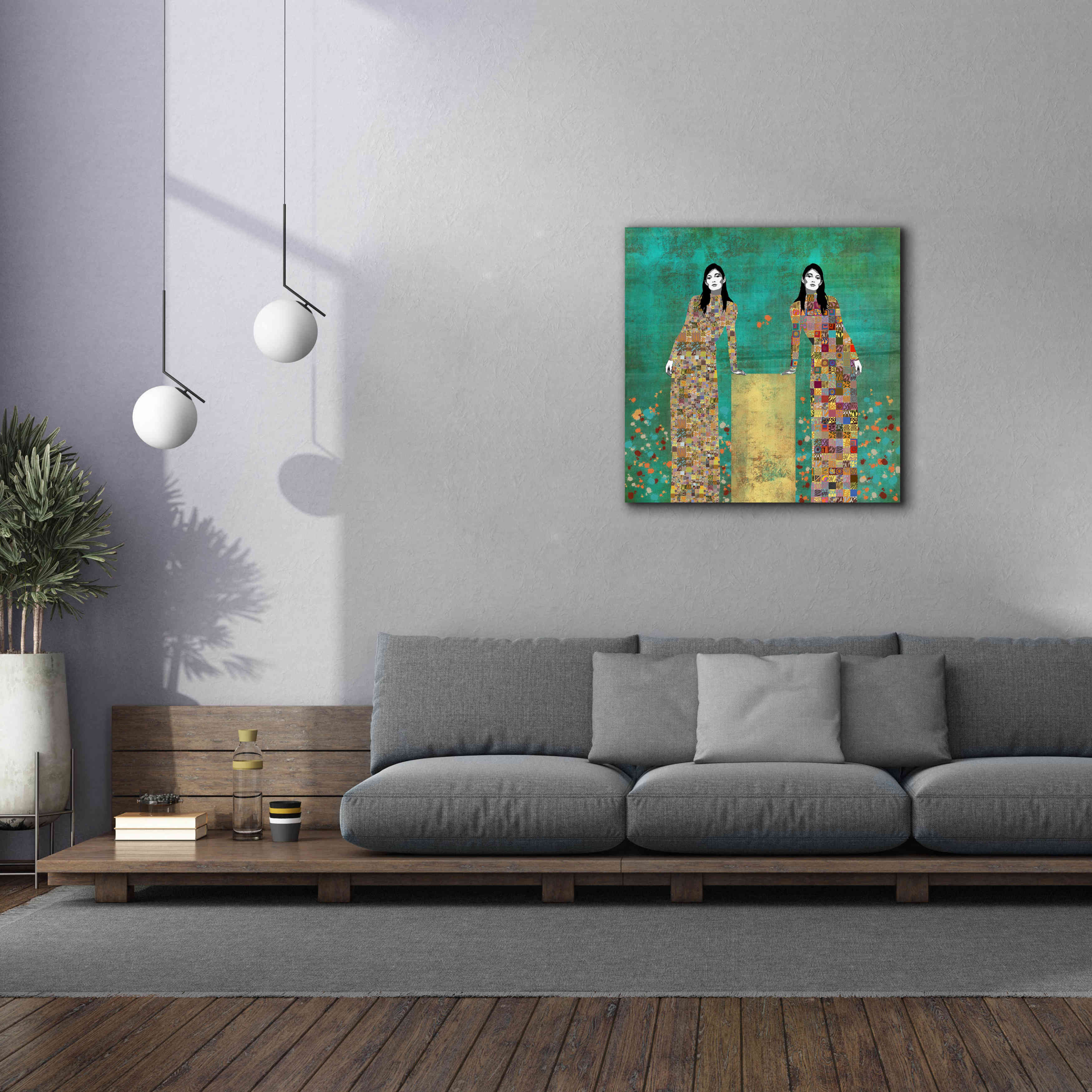 'Dale la Vueltas by Jose Cacho Giclee Canvas Wall Art,37x37