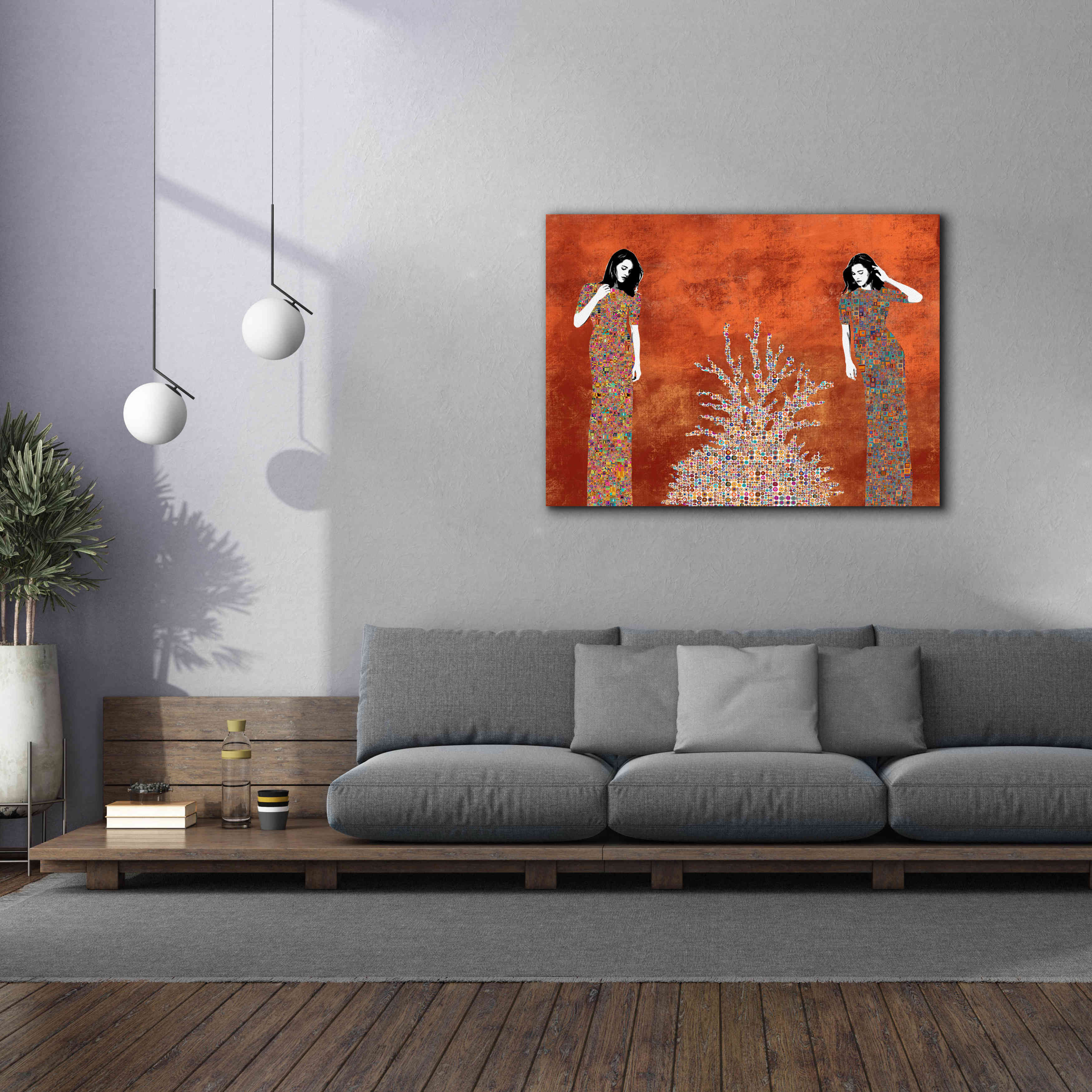 'La Fuente by Jose Cacho Giclee Canvas Wall Art,54x40